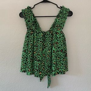 NWT H&M crop blouse